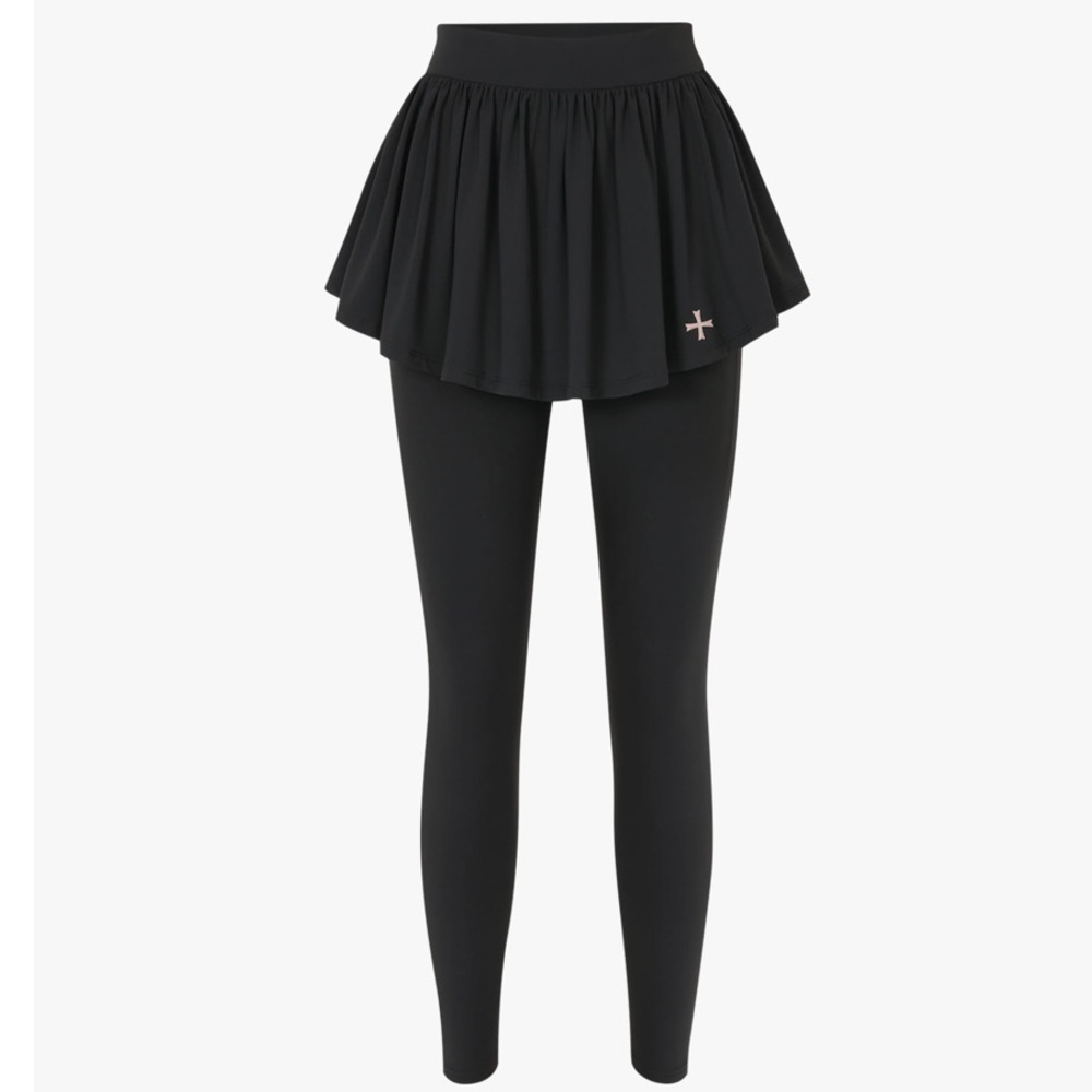 Charcoal Skirted Leggings for Women
